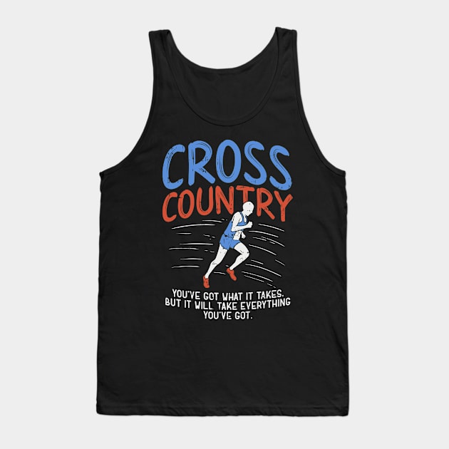 Cross Country Definition Running Sports Racing  Tank Top by Schimmi